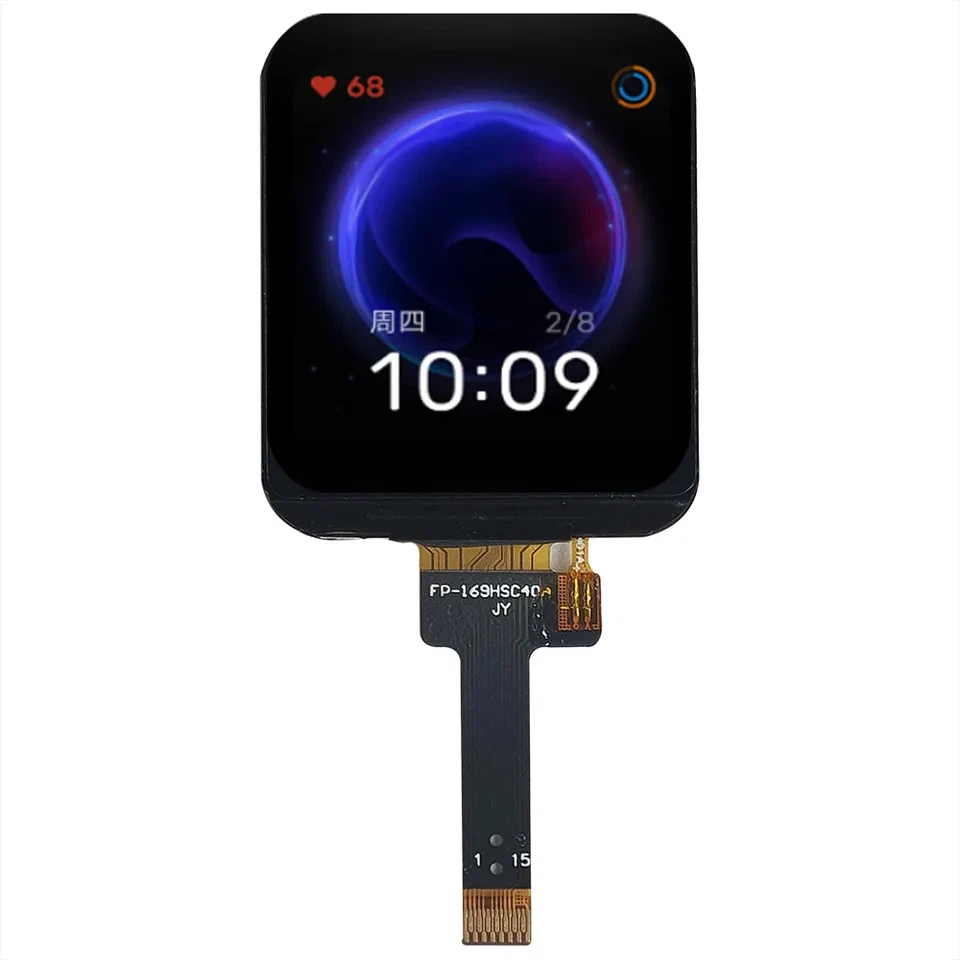 1.69 นิ้ว 240X280 สมาร์ทวอทช์จอแสดงผล Lcd Tft